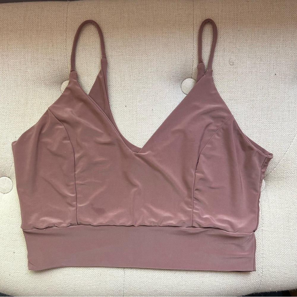 Akira blush crop top